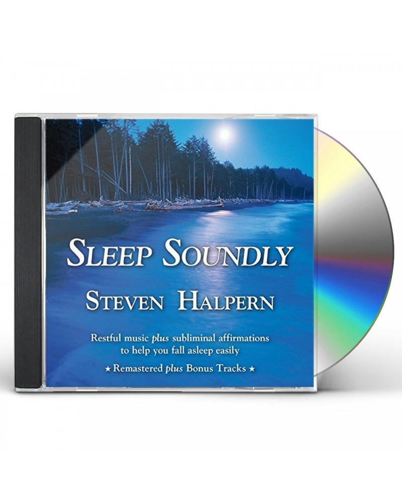 Steven Halpern SLEEP SOUNDLY: RESTFUL MUSIC PLUS SUBLIMINAL CD $6.90 CD