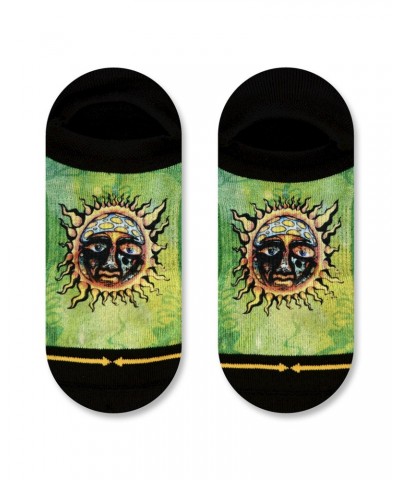 Sublime Sun Logo No Show Socks - Green $5.33 Footware