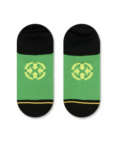 Sublime Sun Logo No Show Socks - Green $5.33 Footware