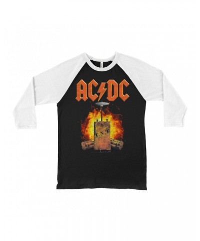 AC/DC 3/4 Sleeve Baseball Tee | T.N.T. Explosive Shirt $14.98 Shirts