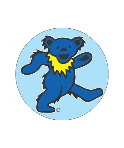 Grateful Dead Dancing Bear Blue Circle Button $5.16 Accessories