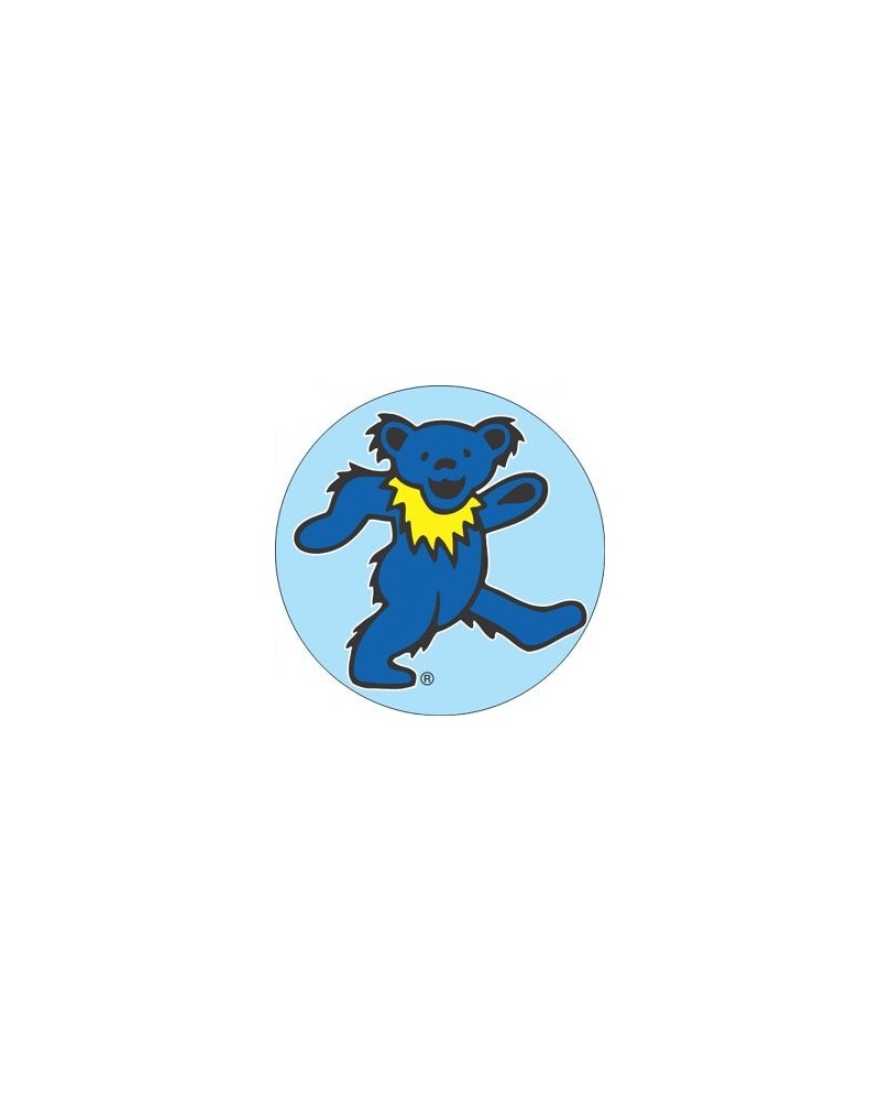 Grateful Dead Dancing Bear Blue Circle Button $5.16 Accessories