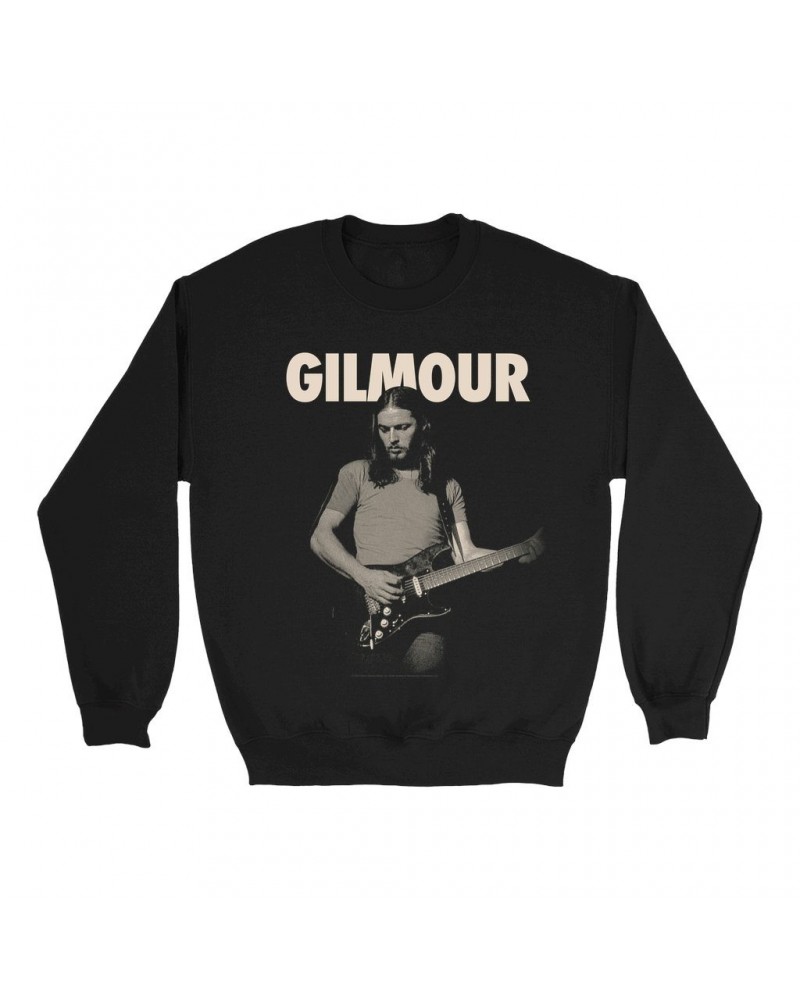 David Gilmour Sweatshirt | Young and Bold Logo Sweatshirt $11.53 Sweatshirts