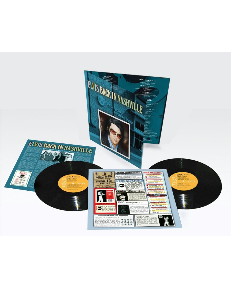 Elvis Presley "Back In Nashville" 2 Vinyl Set $7.43 Vinyl