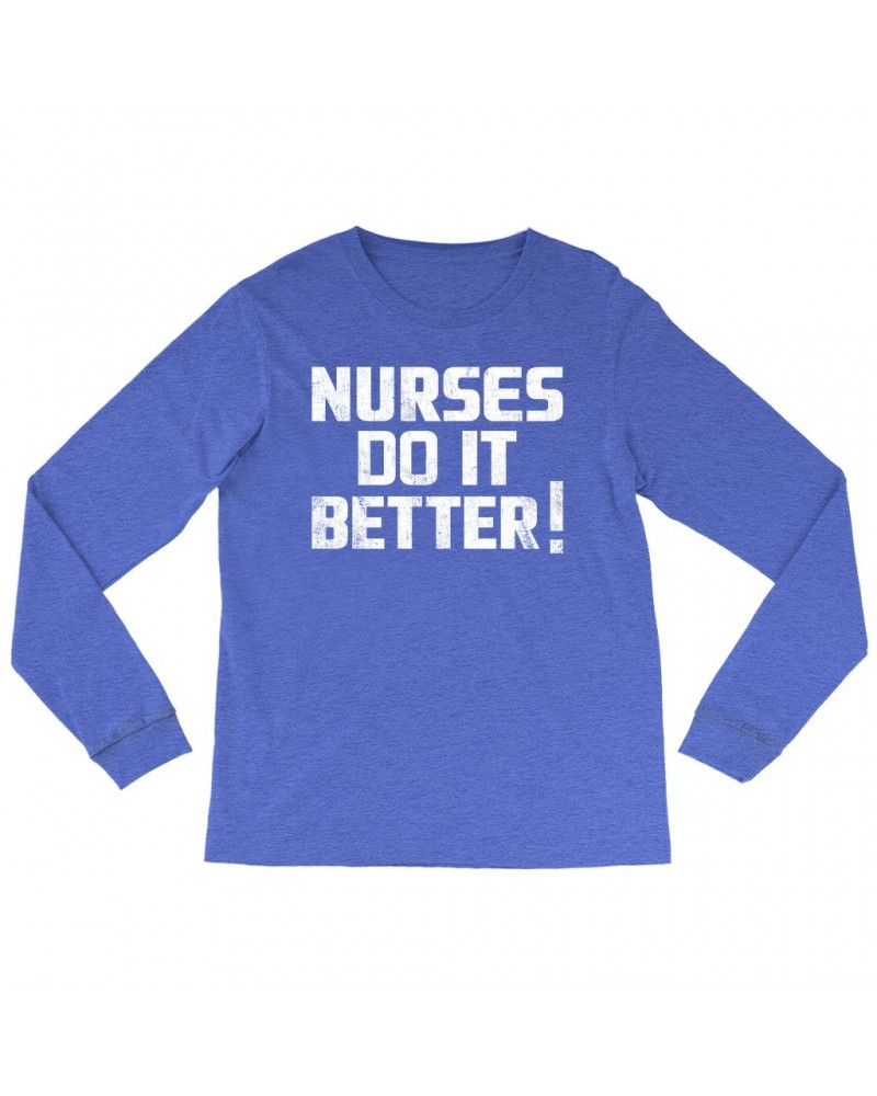 Led Zeppelin Long Sleeve Shirt | Nurses Do It Better! Worn By Robert Plant Shirt $11.38 Shirts