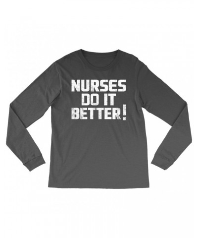 Led Zeppelin Long Sleeve Shirt | Nurses Do It Better! Worn By Robert Plant Shirt $11.38 Shirts