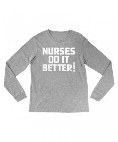 Led Zeppelin Long Sleeve Shirt | Nurses Do It Better! Worn By Robert Plant Shirt $11.38 Shirts