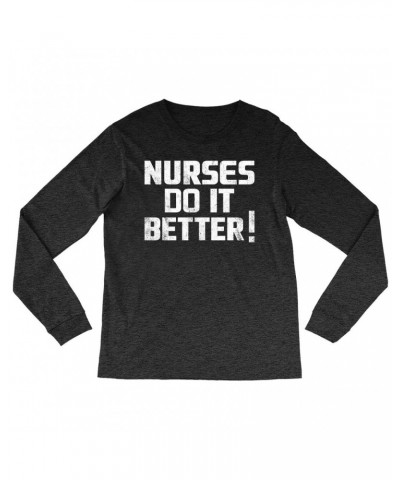 Led Zeppelin Long Sleeve Shirt | Nurses Do It Better! Worn By Robert Plant Shirt $11.38 Shirts