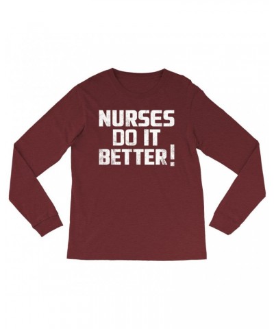 Led Zeppelin Long Sleeve Shirt | Nurses Do It Better! Worn By Robert Plant Shirt $11.38 Shirts