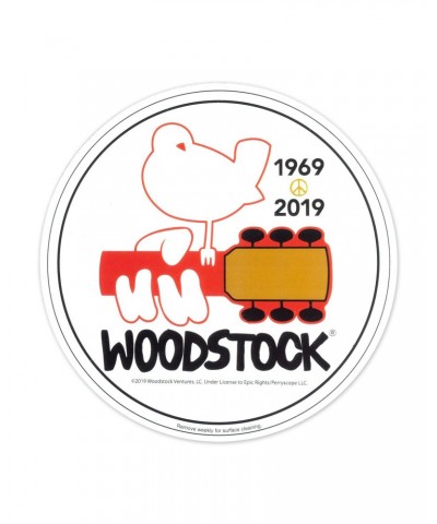 Woodstock 50th Anniversary Logo Circle Magnet $3.50 Decor