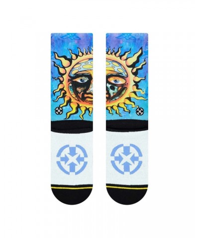 Sublime Sun Logo Socks - Blue $9.90 Footware