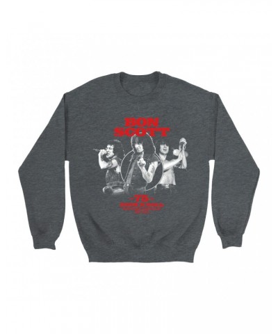 Bon Scott Sweatshirt | 75 Rock N Roll Australia Collage Sweatshirt $17.48 Sweatshirts