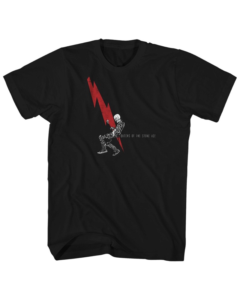 Queens of the Stone Age T-Shirt | Struck By Lightning Shirt $10.64 Shirts