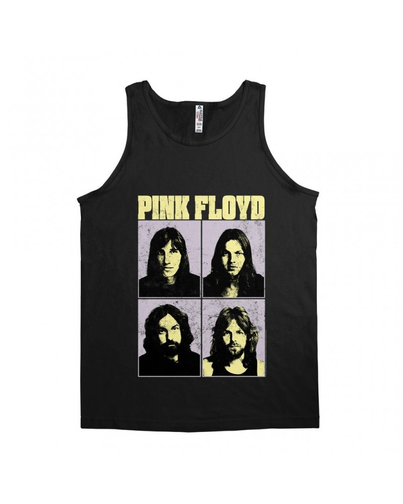 Pink Floyd Unisex Tank Top | Meddle Group Photo Pastel Image Distressed Shirt $8.98 Shirts