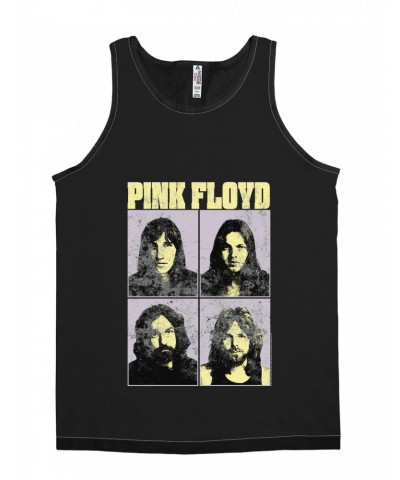 Pink Floyd Unisex Tank Top | Meddle Group Photo Pastel Image Distressed Shirt $8.98 Shirts