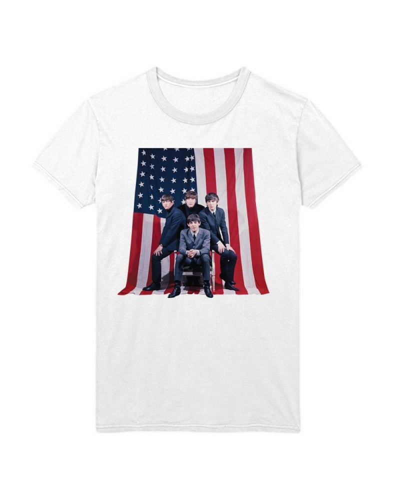 The Beatles US Flag T-Shirt $9.90 Shirts