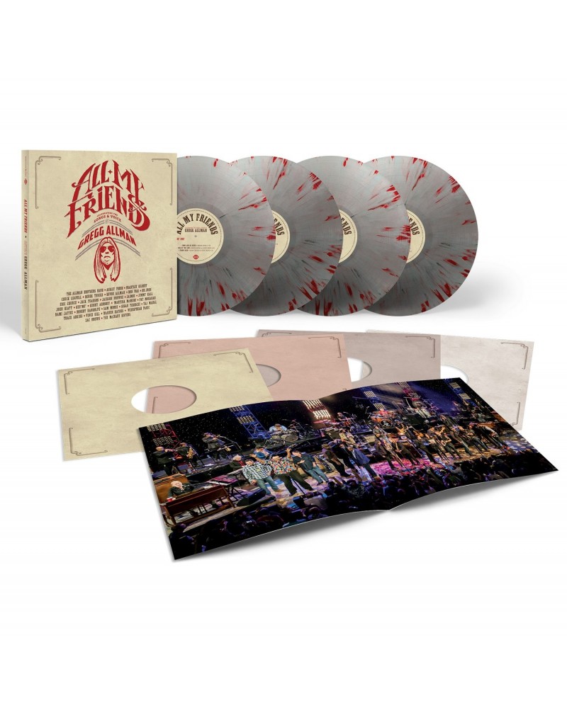 Gregg Allman All My Friends: Celebrating The Songs & Voice Of Gregg Allman Limited Edition Iron & Blood 4xLP Boxset $17.50 Vinyl