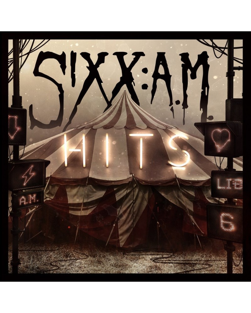 Sixx:A.M. Hits (Translucent Red With Black Smoke V Vinyl Record $14.28 Vinyl