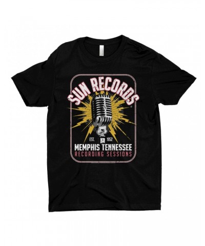 Sun Records T-Shirt | Memphis Tennessee Recording Sessions Shirt $11.48 Shirts