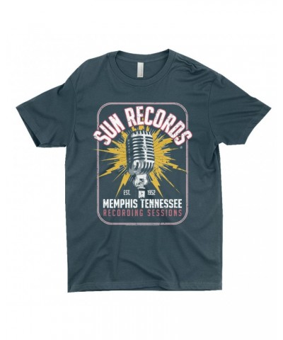 Sun Records T-Shirt | Memphis Tennessee Recording Sessions Shirt $11.48 Shirts