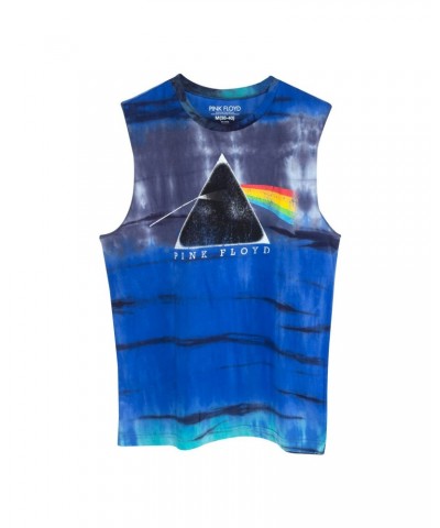 Pink Floyd Dark Side Blue Tie Dye Tank $9.50 Shirts