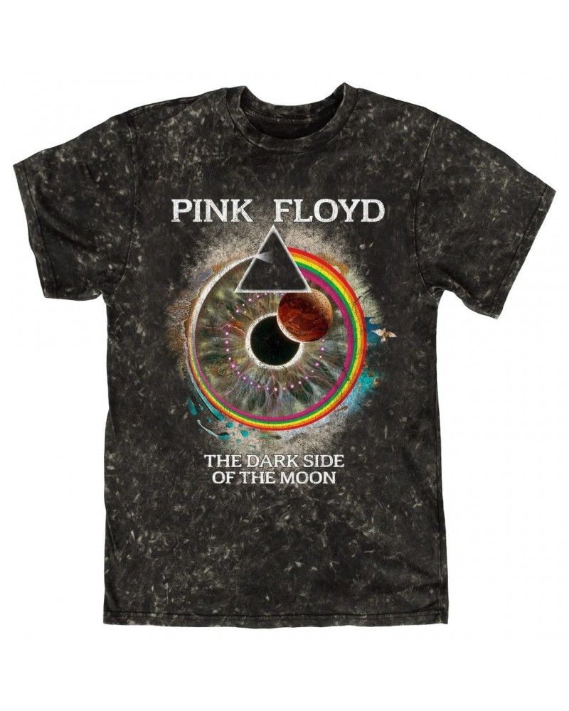 Pink Floyd T-shirt | Dark Side Of The Moon Pulse Remix Mineral Wash Shirt $13.78 Shirts