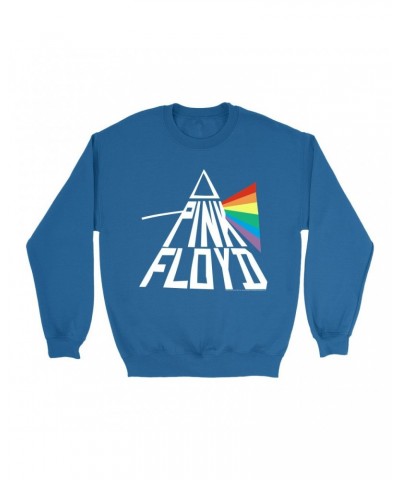 Pink Floyd Sweatshirt | Dark Side Of The Moon Modern Prism Sweatshirt $17.13 Sweatshirts