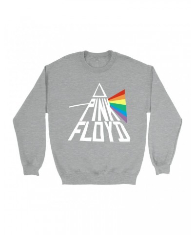 Pink Floyd Sweatshirt | Dark Side Of The Moon Modern Prism Sweatshirt $17.13 Sweatshirts