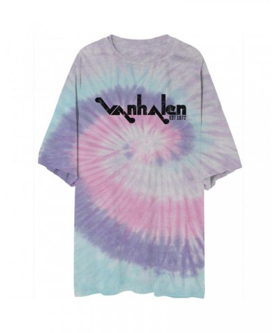 Van Halen Est 1972 Logo Tie Dye Tee $21.60 Shirts