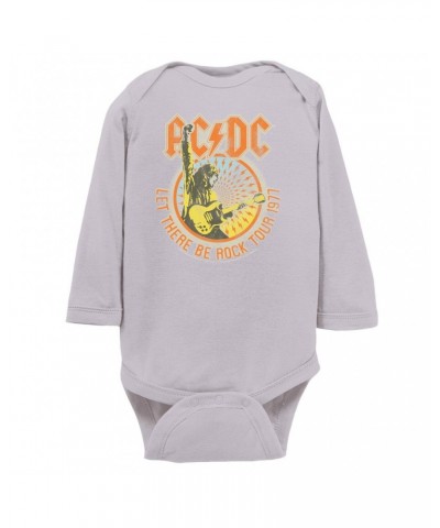 AC/DC Long Sleeve Bodysuit | Let There Be Rock Tour 1977 Bodysuit $12.72 Shirts