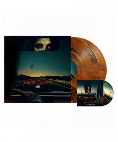 Alice Cooper Road (Orange Marbled/2LP/DVD) Vinyl Record $23.50 Vinyl