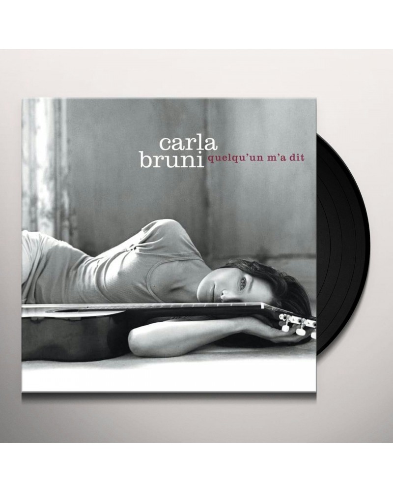 Carla Bruni Quelqu'un M'a Dit Vinyl Record $8.16 Vinyl