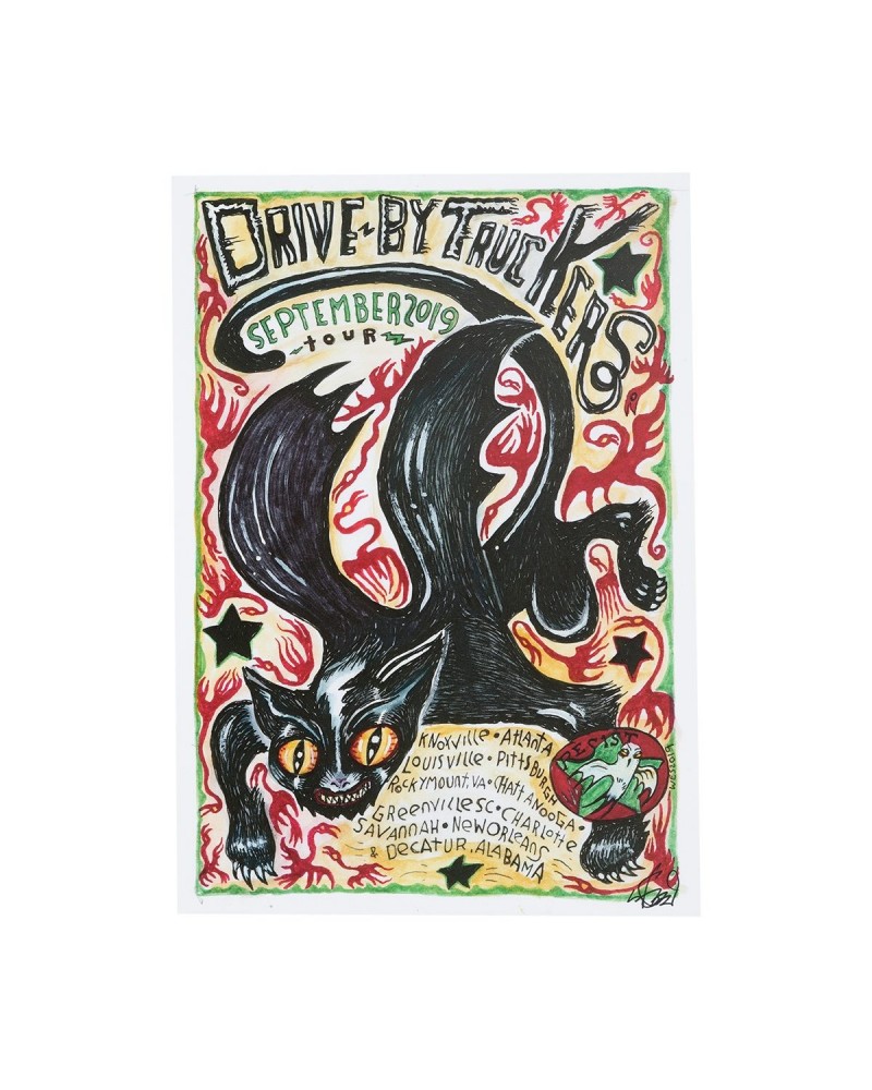 Drive-By Truckers 2019 September NOLABAMA Poster $7.20 Decor