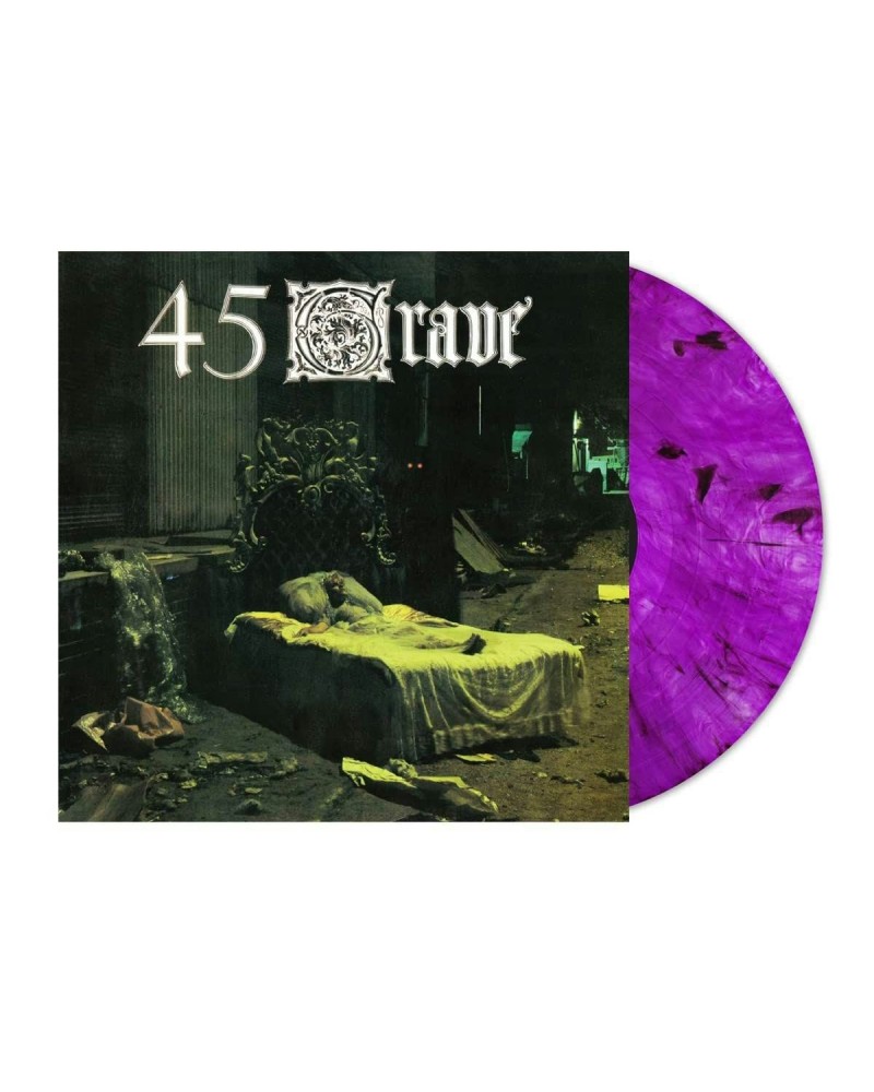 45 Grave Sleep In Safety (Purple W/ Black Streaks) Vinyl Record $12.09 Vinyl