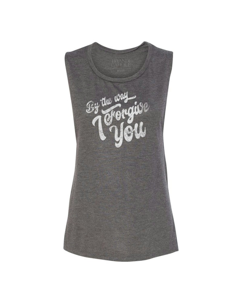 Brandi Carlile Forgive You Grey Tank Top $14.40 Shirts