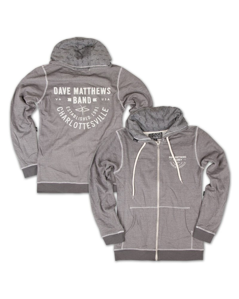 Dave Matthews Band Full-Zip Custom Hooded Sweatshirt $12.95 Sweatshirts