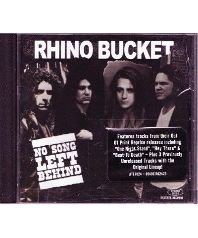 Rhino Bucket NO SONG LEFT BEHIND CD $6.09 CD