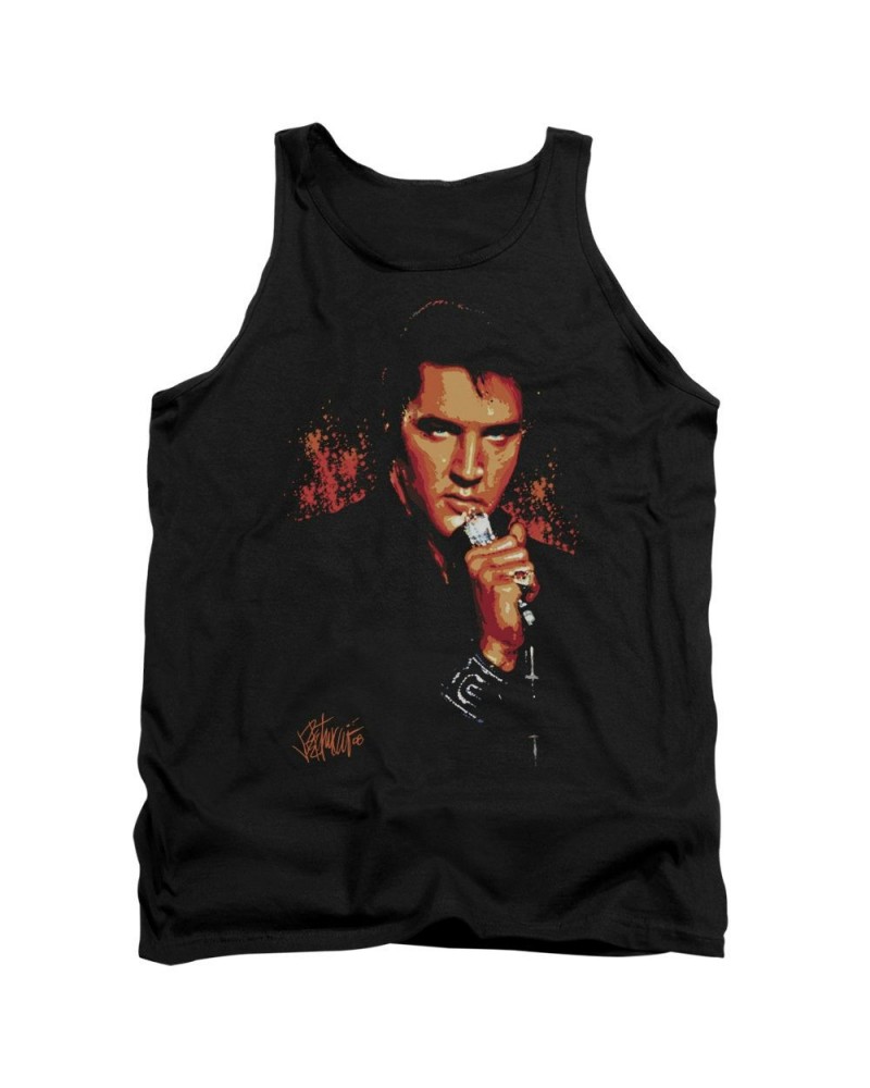 Elvis Presley Tank Top | TROUBLE Sleeveless Shirt $5.40 Shirts