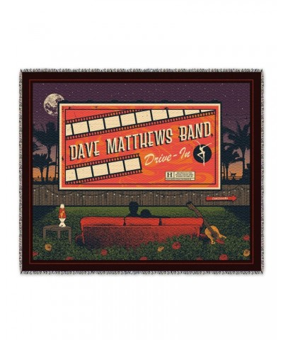 Dave Matthews Band Drive-In Throw Blanket $29.25 Blankets