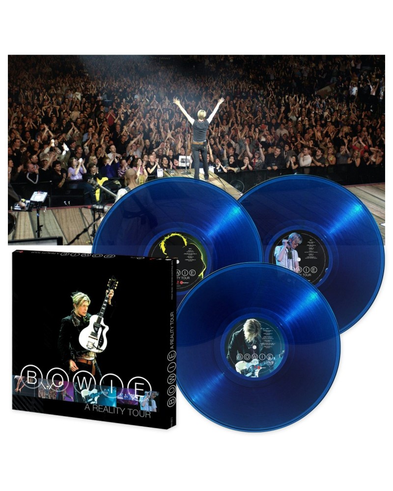 David Bowie A Reality Tour (180 Gram Audiophile Translucent Blue Vinyl/Limited Edition/3 LP Box Set) $58.74 Vinyl