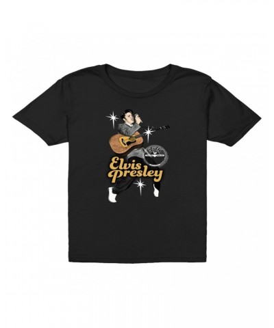 Elvis Presley Kids T-Shirt | On Stage Performing Artwork Kids T-Shirt $9.73 Kids