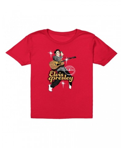 Elvis Presley Kids T-Shirt | On Stage Performing Artwork Kids T-Shirt $9.73 Kids