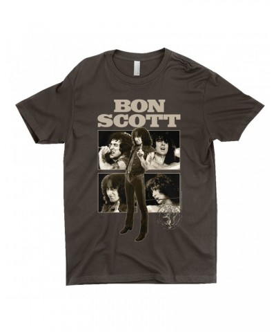 Bon Scott T-Shirt | Vintage Photo Collage Shirt $8.23 Shirts