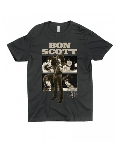 Bon Scott T-Shirt | Vintage Photo Collage Shirt $8.23 Shirts