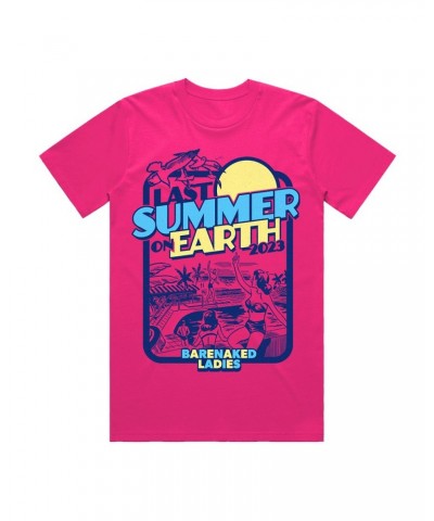 Barenaked Ladies LSOE 2023 Pool Party Fuchsia Tee $13.60 Shirts