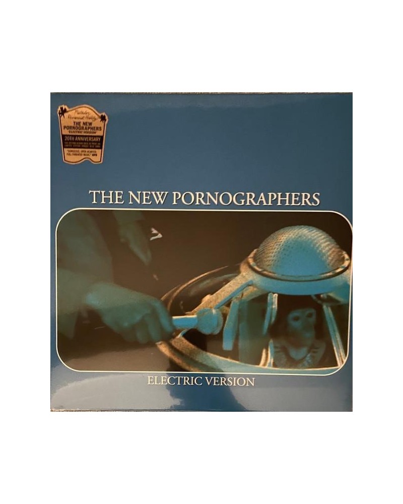 The New Pornographers ELECTRIC VERSION (OPAQUE BLUE VINYL) Vinyl Record $11.66 Vinyl