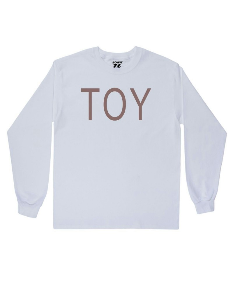 David Bowie TOY White Long Sleeve T-Shirt $11.20 Shirts