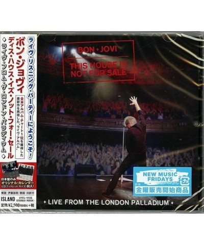 Bon Jovi THIS HOUSE IS NOT FOR SALE(LIVE FROM THE LONDON PALLADIUM/ INTERNATIONAL VERSION) CD $10.50 CD