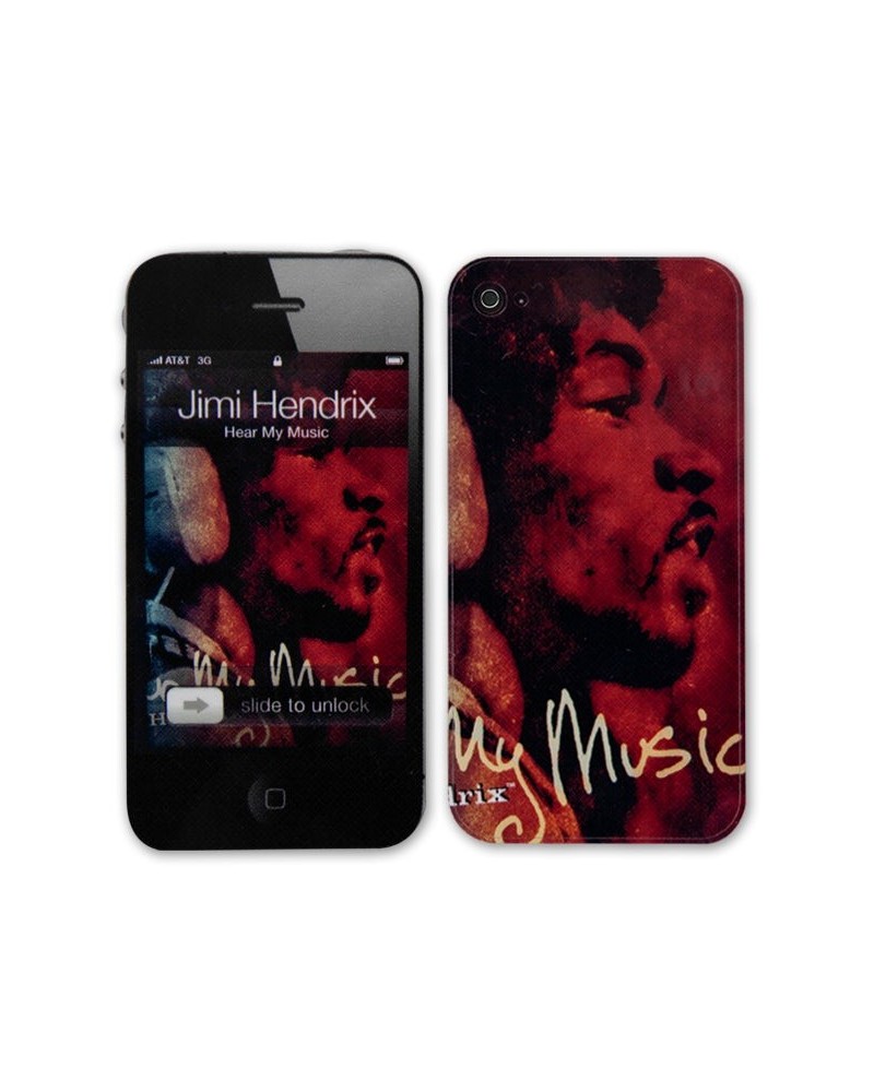 Jimi Hendrix Hear My Music iPhone 4/4S Skin $7.05 Accessories