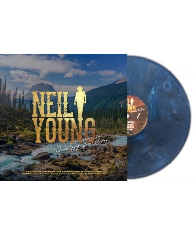 Neil Young LP Vinyl Record - Down By The River Klos FM Broadcast Cow Palace Theatre Brisbane San Mateo Ca (Blue Marble Vinyl)...